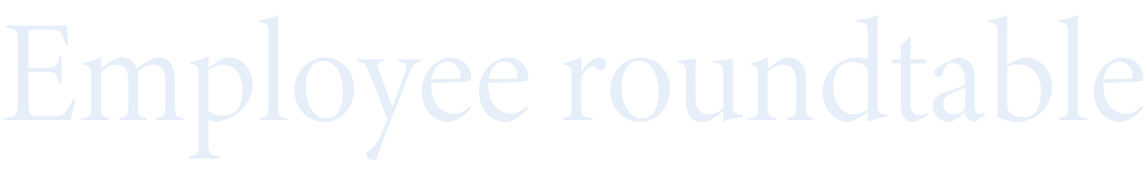 Employee roundtable